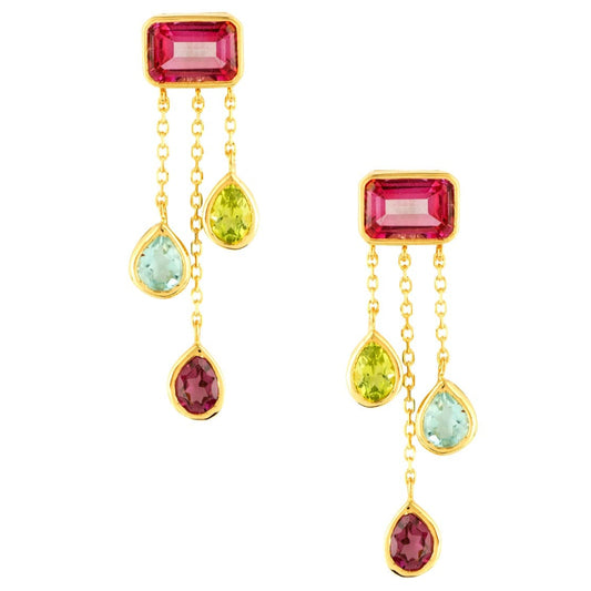 BUTA Topaz and Peridot Earrings image 0