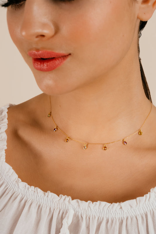 MISHKAL Multi-stone Necklace image 1