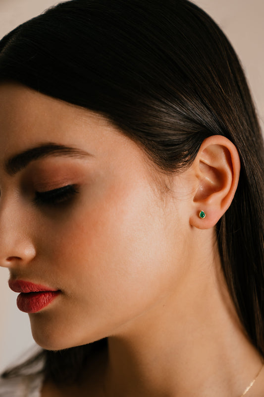 BATALA Emerald Earrings image 1