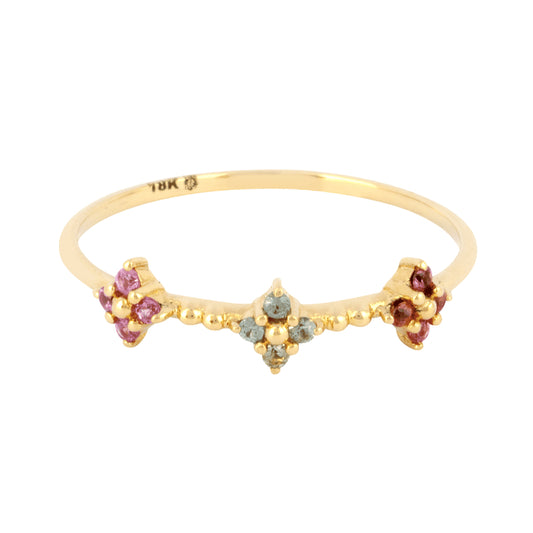 ZAHRA Multi-Sapphire Ring image 0