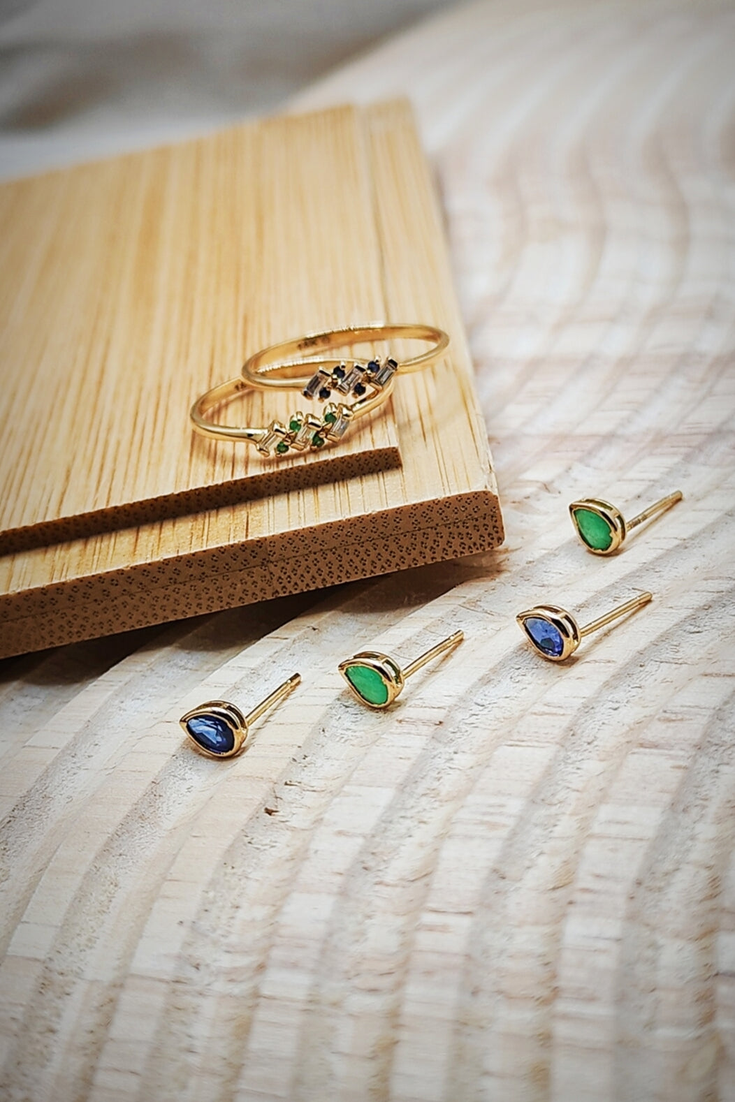 FUSAYFSA Sapphire and Diamond Ring image 2
