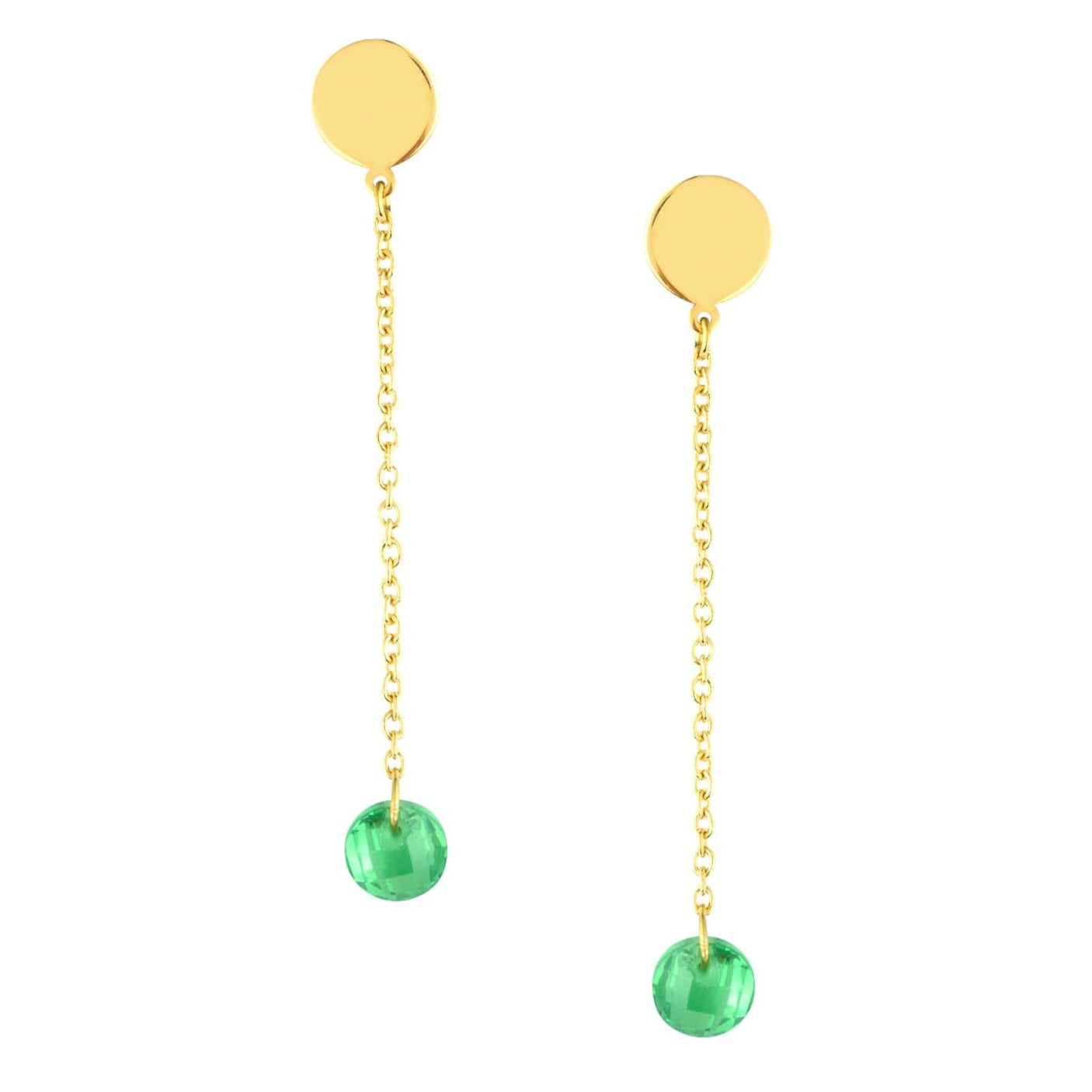 TABIA Emerald Earrings image 0