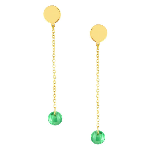 TABIA Emerald Earrings image 0
