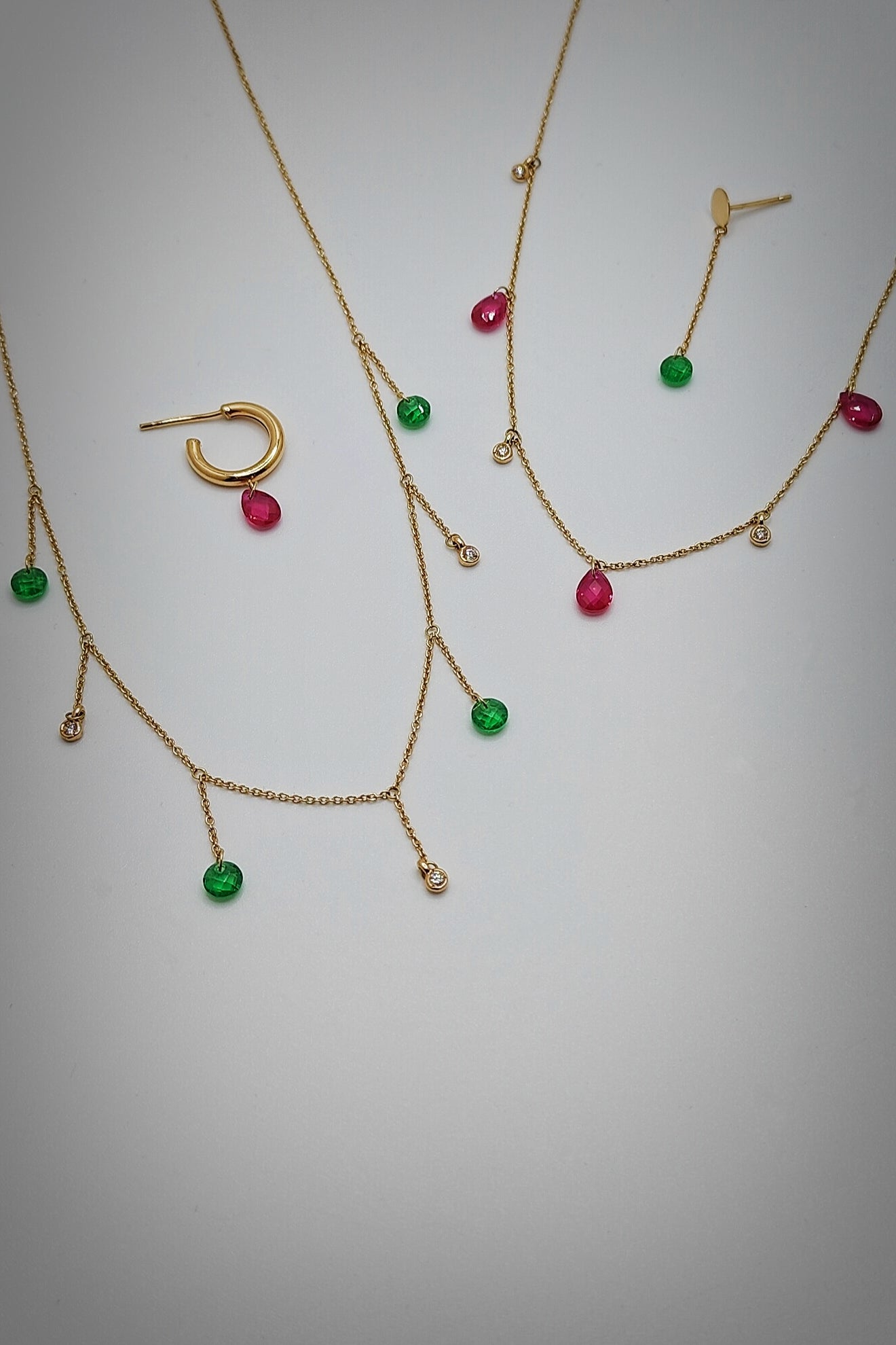 ANAAR Ruby and Diamond Necklace image 2