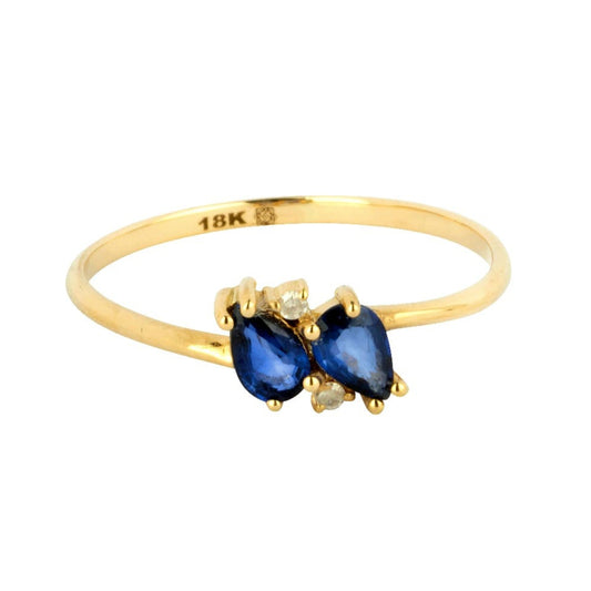 BATALA Sapphire and Diamond Ring image 0