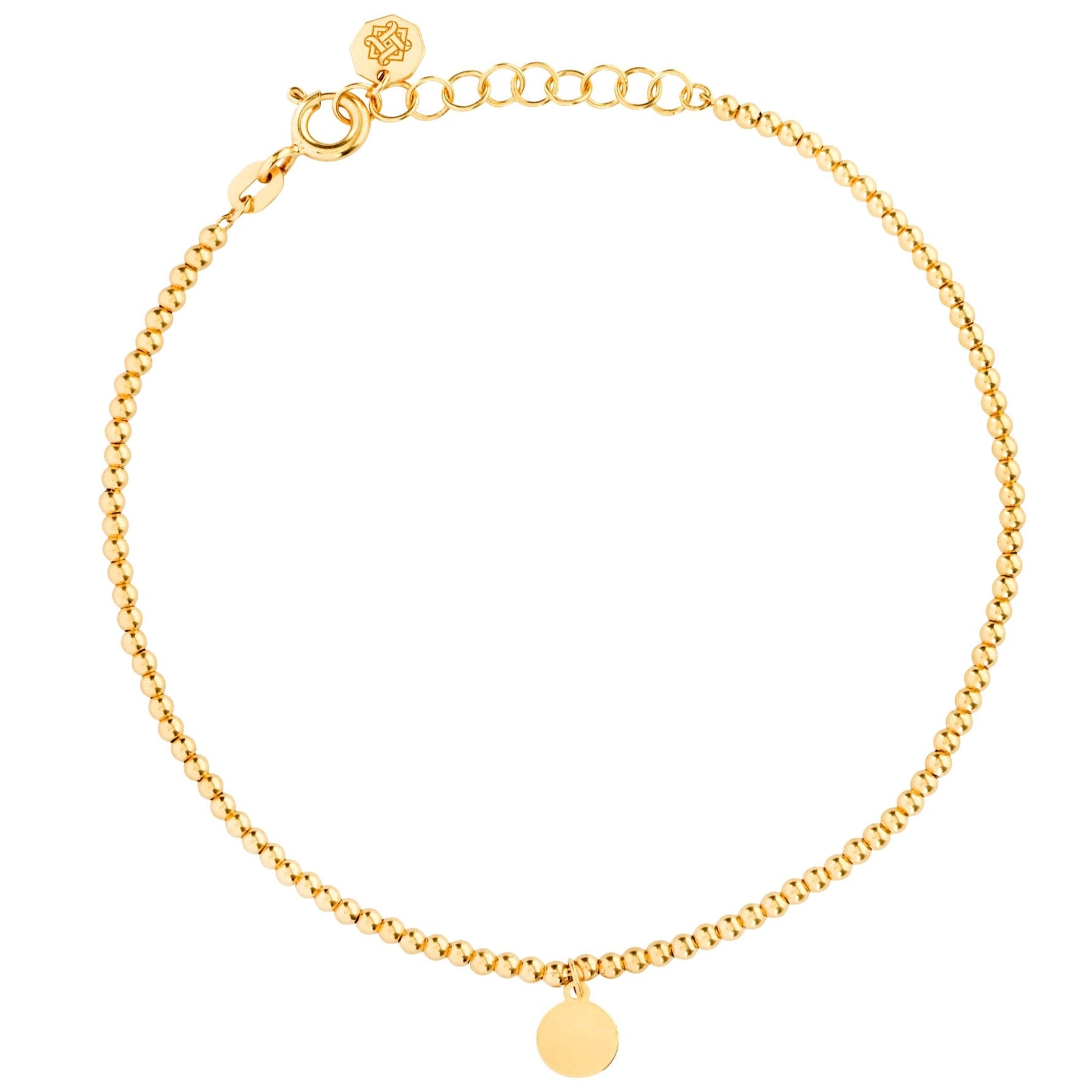 Hafeez Jewellery London 18k Yellow Gold Shams Beaded Bracelet