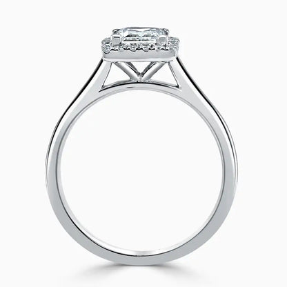 SANDALWOOD Halo Engagement Ring - Princess image 1