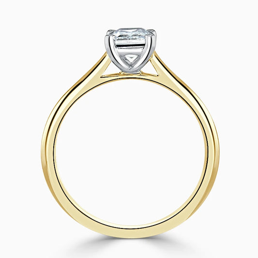MUSK Solitaire Engagement Ring - Emerald image 3