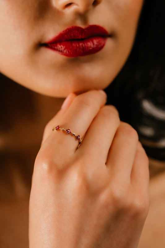 ZAHRA Ruby Ring image 1