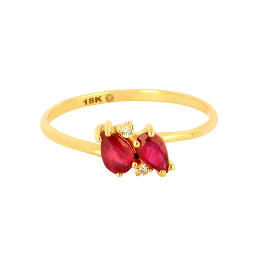 BATALA Ruby and Diamond Ring image 0