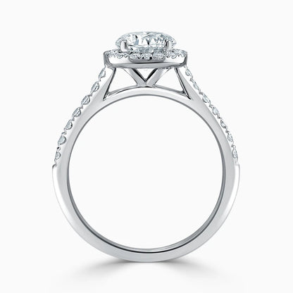 MYRRH Halo Engagement Ring - Pear image 1