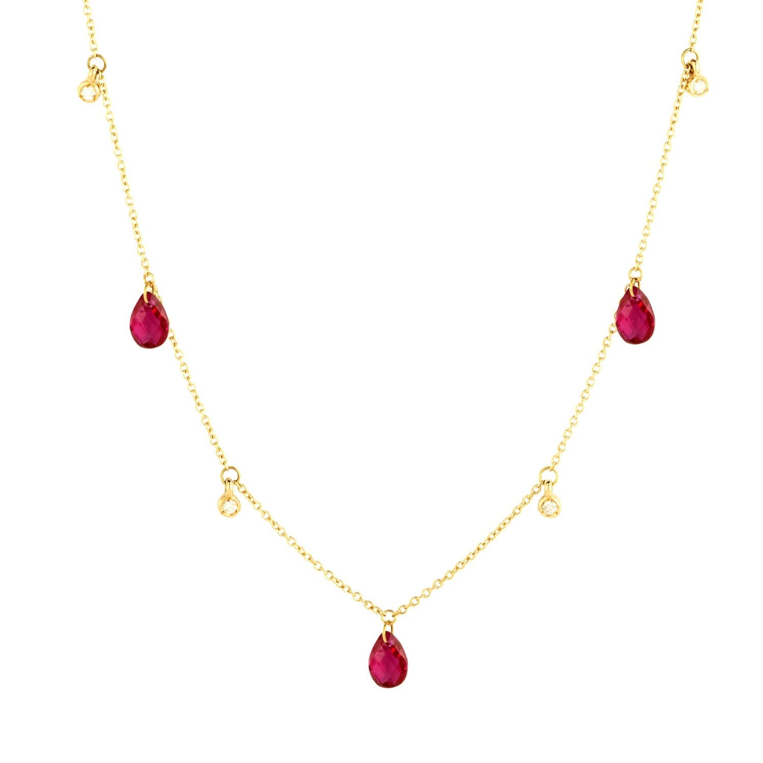 ANAAR Ruby and Diamond Necklace image 0