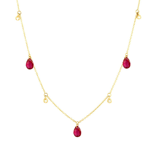 ANAAR Ruby and Diamond Necklace image 0
