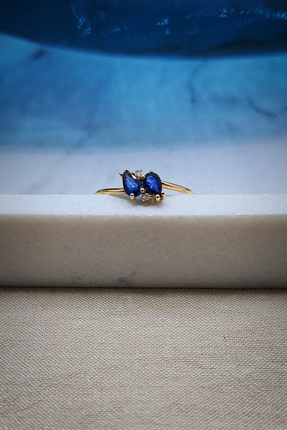 BATALA Sapphire and Diamond Ring image 2